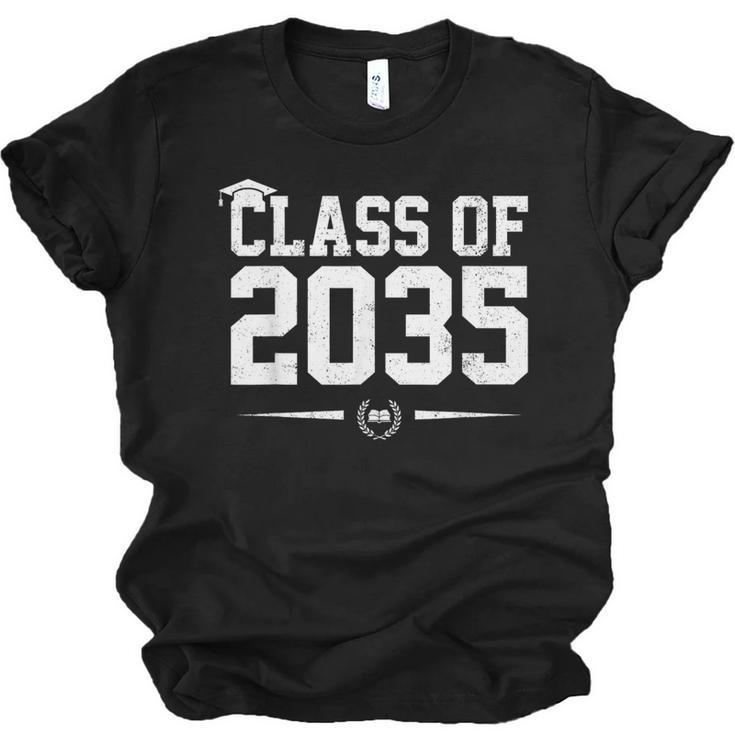 Class Of 2035 Grow With Me Graduation First Day Of School Unisex Jersey T-Shirt