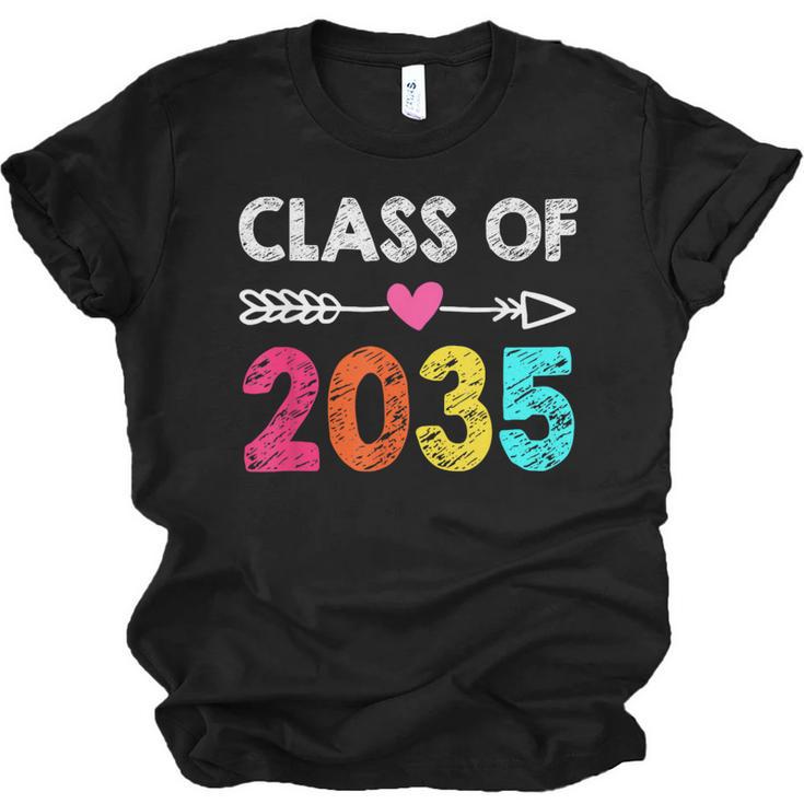 Class Of 2035 Kindergarten Pre K Grow With Me Graduation Unisex Jersey T-Shirt