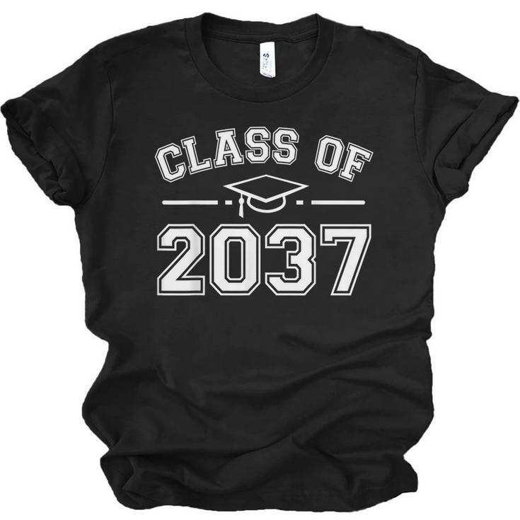 Class Of 2037 Grow With Me Graduation First Day Kindergarten Unisex Jersey T-Shirt