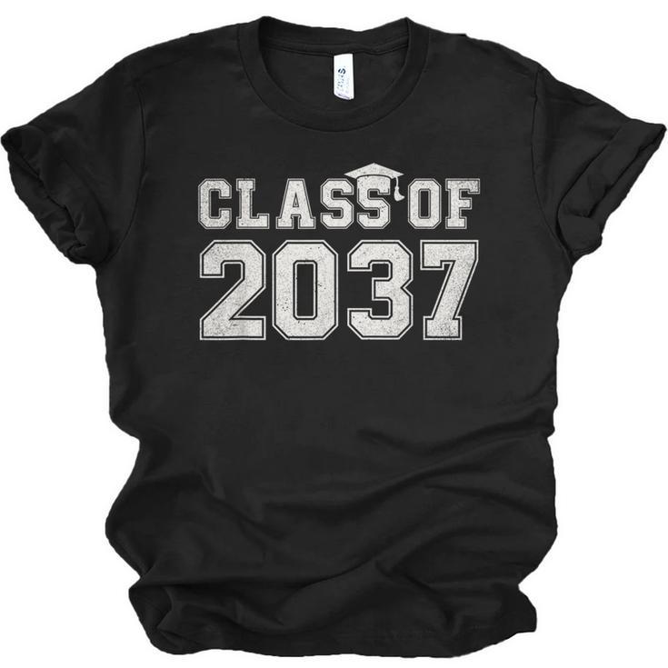 Class Of 2037 Kindergarten To Graduation First Day Of School Unisex Jersey T-Shirt