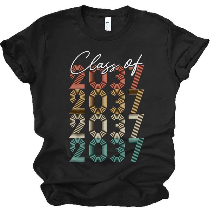 Class Of 2037 Vintage Kindergarten To Graduation Unisex Jersey T-Shirt