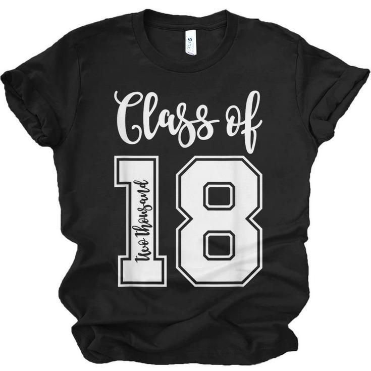 Class Of Two Thousand 18 Shirt Graduation  T-Shirt Unisex Jersey T-Shirt