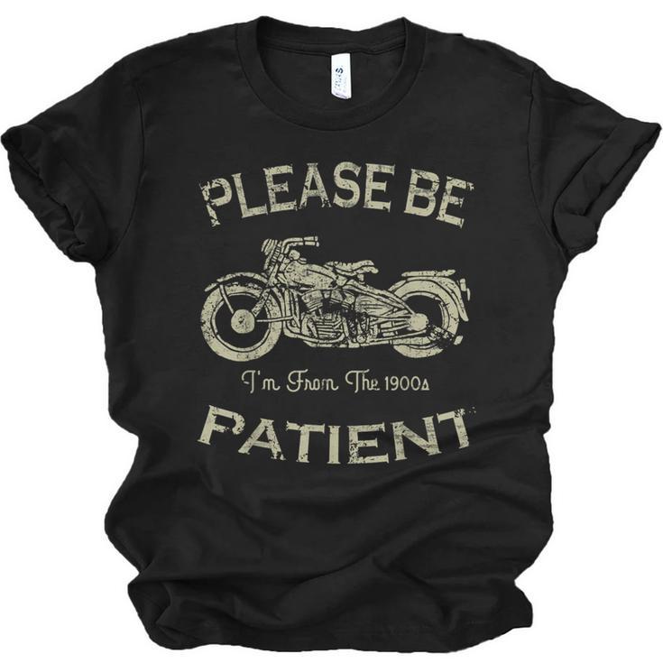 Classic Old Biker I'm From The 1900s Humorous Birthday Unisex Jersey T-Shirt