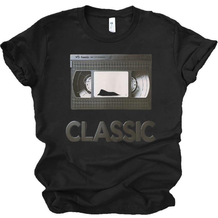 Classic VHS Tape Nostalgia Retro Unisex Jersey T-Shirt