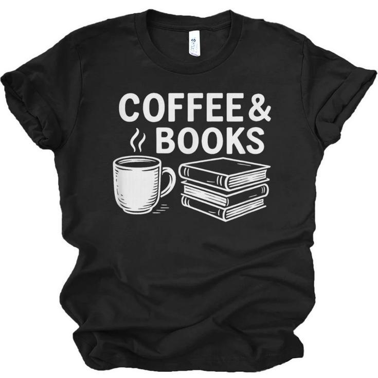 Coffee & Books Unisex Jersey T-Shirt
