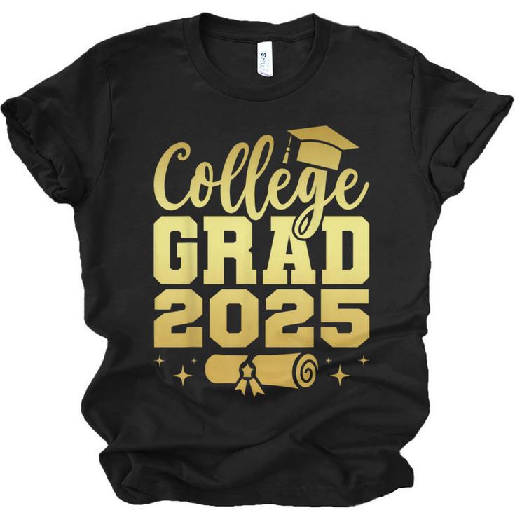 College Grad Class Of 2025 Senior Graduate Graduation Unisex Jersey T-Shirt