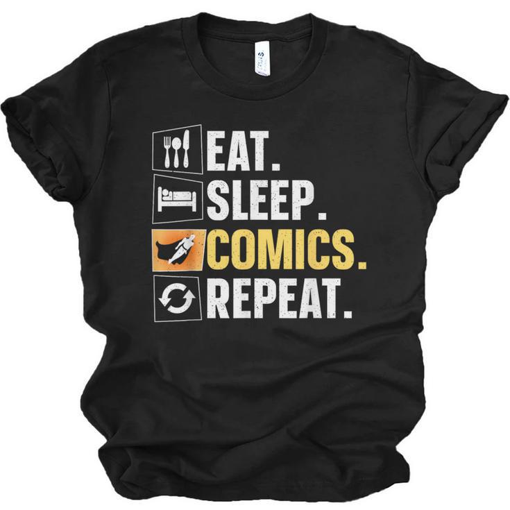 Comic Book Comic Stuff & Accessories -Adult Small Modern Letter Print Crew Collar Short Sleeve T-Shirt Unisex Jersey T-Shirt