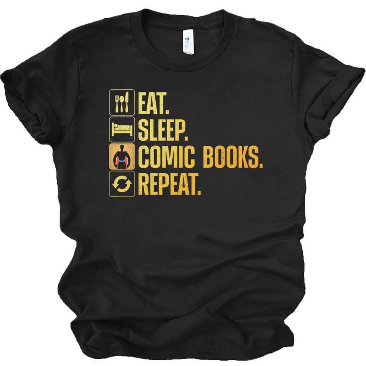 Cool Comic Books Art For Men Women Comic Book Lover Comics Unisex Jersey T-Shirt