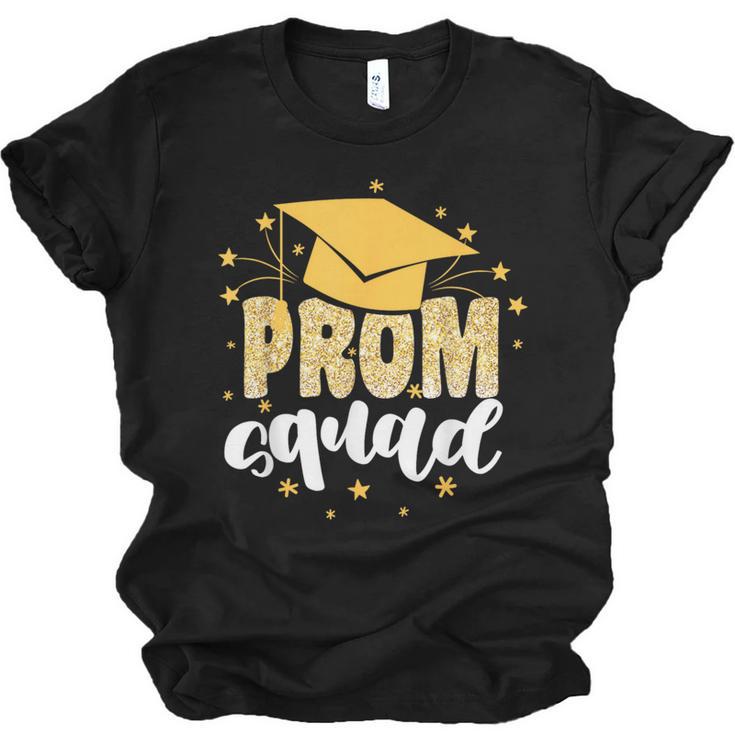 Cool Prom Squad 2025 Prom Graduation Party Matching 2025 Unisex Jersey T-Shirt
