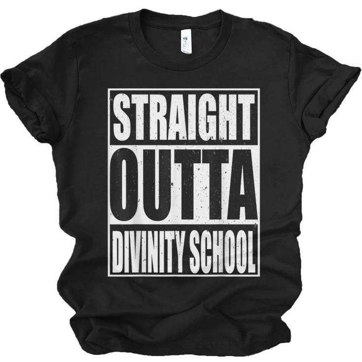 Cool Straight Outta Divinity School Graduation Shirt Unisex Jersey T-Shirt