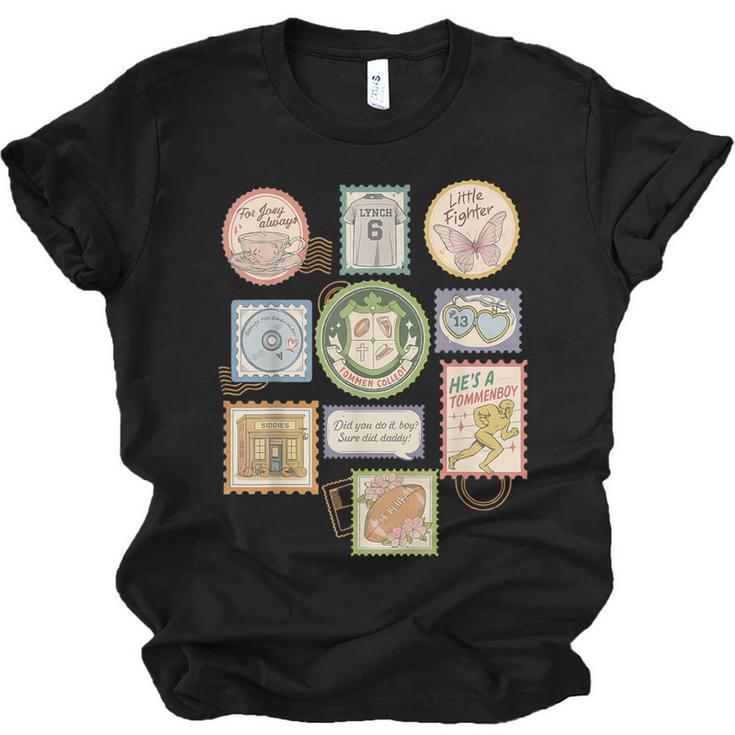 Coquette Boys Of Tommen Books Stamp Tommen College Tees Unisex Jersey T-Shirt
