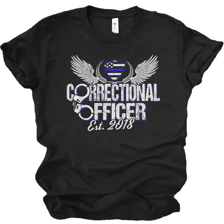 Corrections Officer 2018 Graduation Silver Line T-Shirt Unisex Jersey T-Shirt