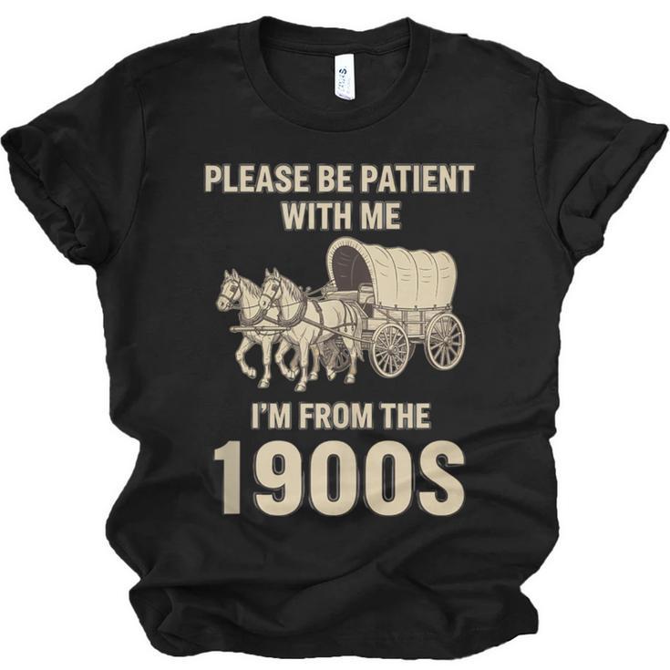 Country Please Be Patient With Me I'm From The 1900s Vintage Unisex Jersey T-Shirt