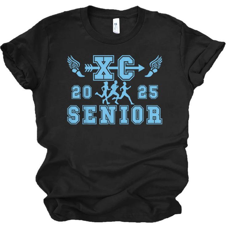 Cross Country Senior Night Senior 2025 Graduation Party 25 Unisex Jersey T-Shirt