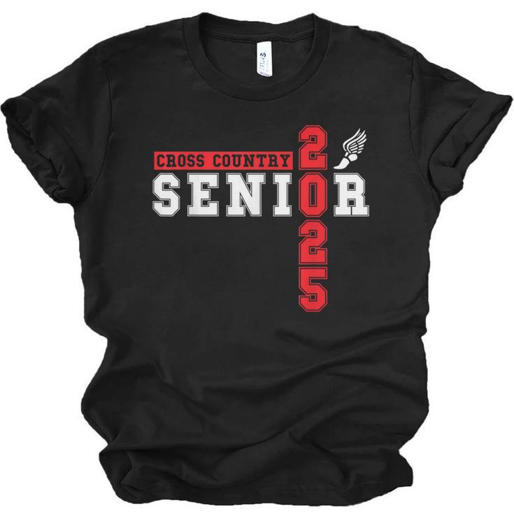 Cross Country Senior Night Senior 2025 Graduation Party 6 Unisex Jersey T-Shirt