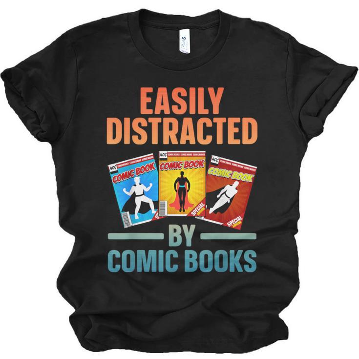 Cute Comic Book For Men Women Comic Book Collector Unisex Jersey T-Shirt