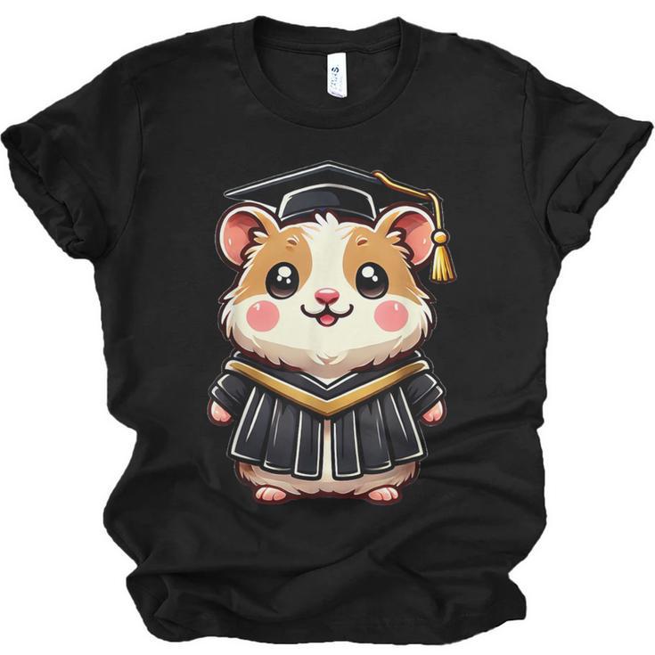 Cute Hamster Graduation Unisex Jersey T-Shirt