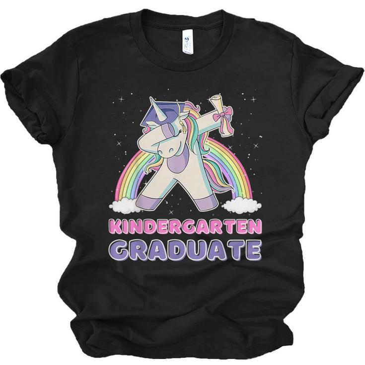 Dabbing Unicorn Kindergarten Graduation Dab Dance Girl Unisex Jersey T-Shirt