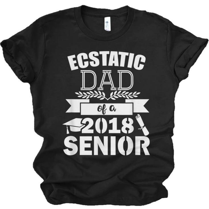Dad Of a 2018 Senior Graduation Unisex Jersey T-Shirt