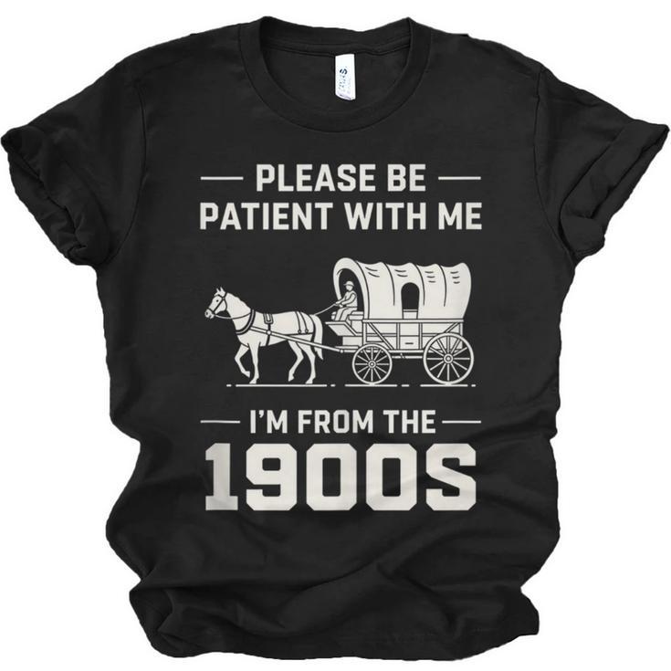 Dad Please Be Patient With Me I'm From The 1900s Vintage Unisex Jersey T-Shirt