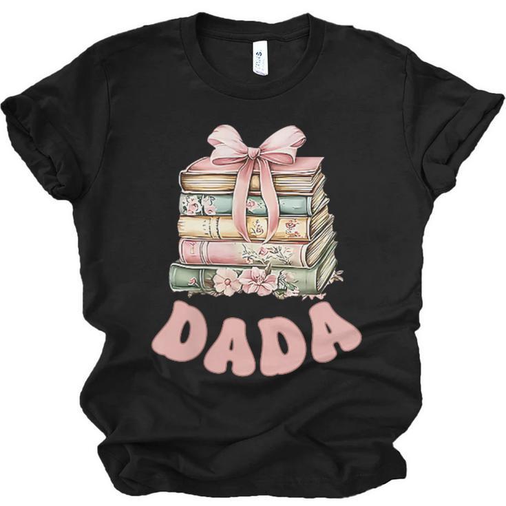Dada Book First Chapter Birthday Family Matching Party Unisex Jersey T-Shirt