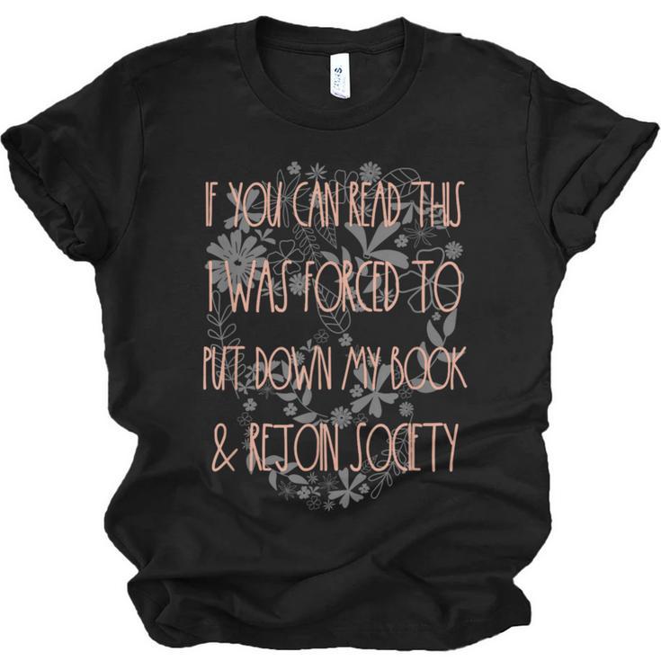Dark Romance Put Down My Book Spicy Bookish Merch Romantasy Unisex Jersey T-Shirt