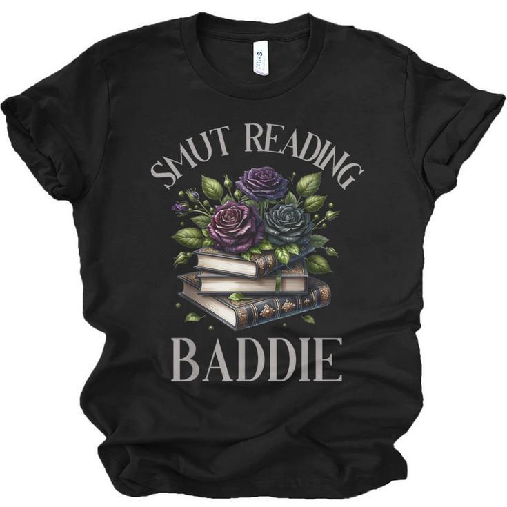 Dark Romance Reader Smutt Book Merch Spicy Books Smut Baddie Unisex Jersey T-Shirt