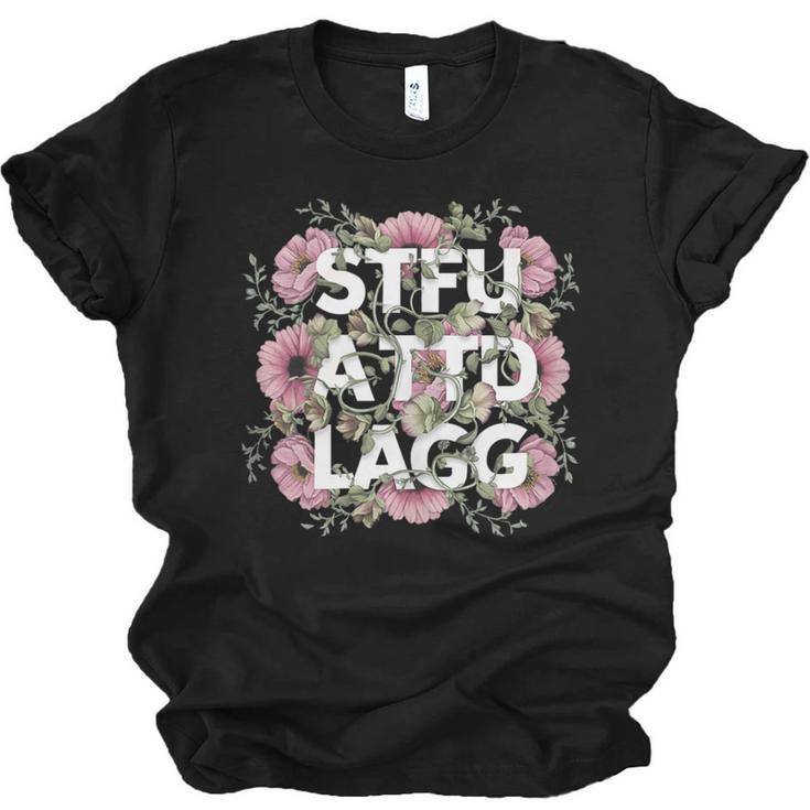 Dark Romance Romantasy Book Lover Shadow Daddy STFUATTDLAGG Unisex Jersey T-Shirt