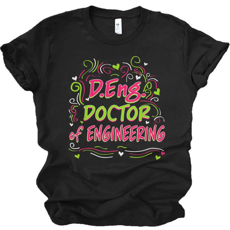 DEng Doctor Of Engineering Doctorate Graduation Unisex Jersey T-Shirt