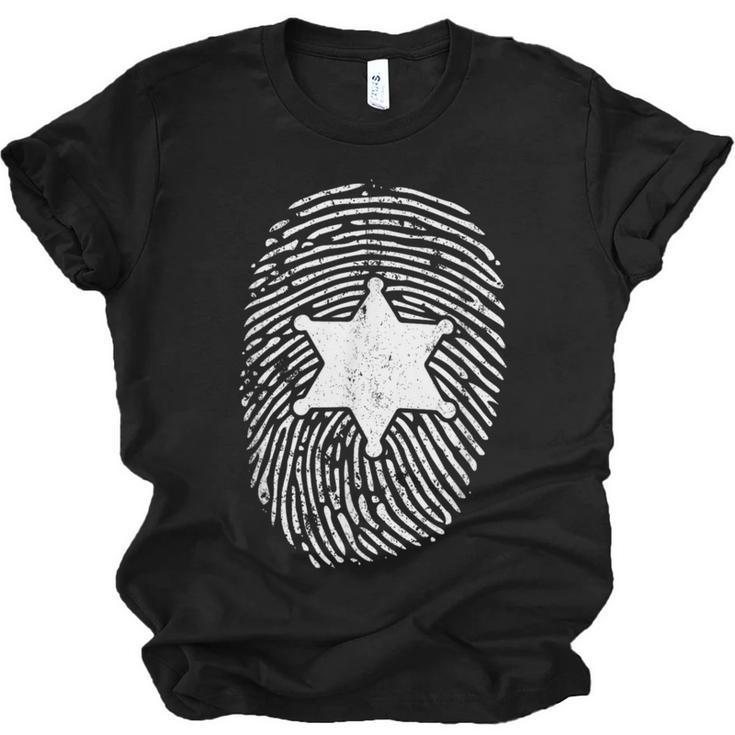 Deputy Sheriff DNA Sheriff Graduation 6 Star Badge Unisex Jersey T-Shirt