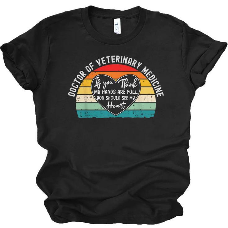 Doctor Of Veterinary Medicine DVM Graduation Appreciation Unisex Jersey T-Shirt