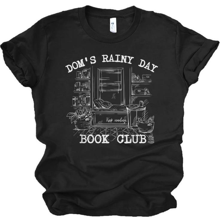 Dom's Rainy Day Book Club Unisex Jersey T-Shirt