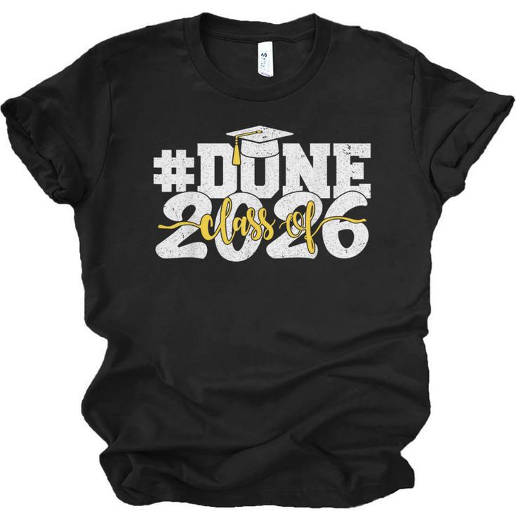 Done Class Of 2026 Graduation 2026 Senior Graduate School Unisex Jersey T-Shirt