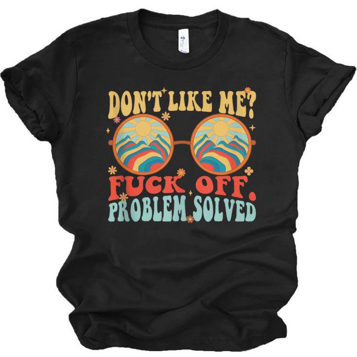 Don't Like Me Antisocial Introvert & Anti Social Unisex Jersey T-Shirt