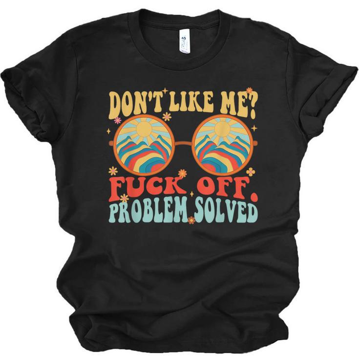 Don't Like Me Antisocial Introvert & Anti Social Unisex Jersey T-Shirt