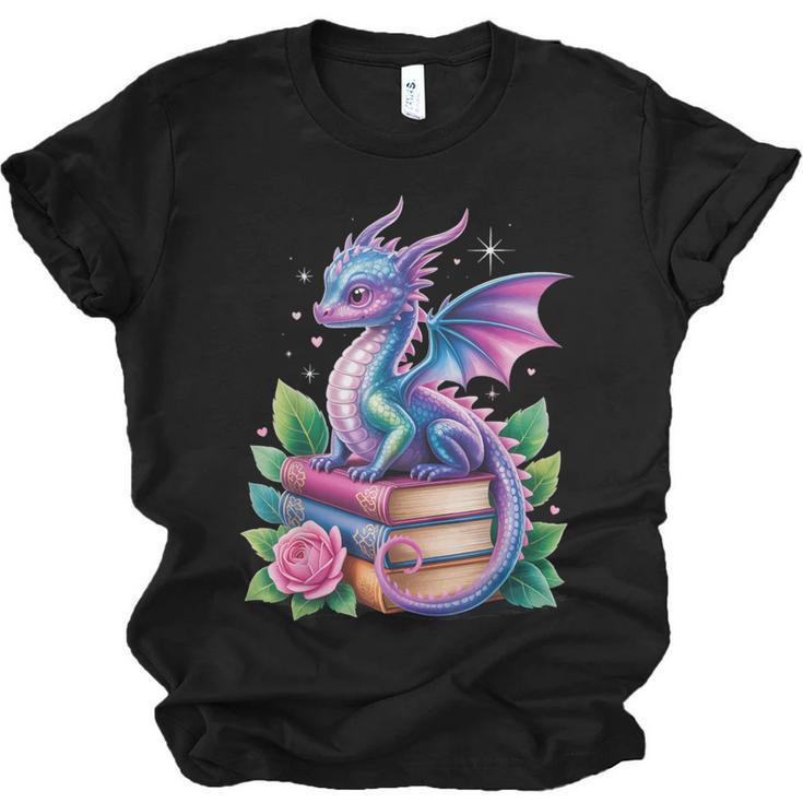 Dragon Book Fantasy Reading Unisex Jersey T-Shirt
