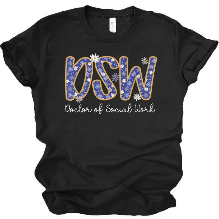 DSW Doctor Of Social Work Graduation DSW Graduate Unisex Jersey T-Shirt