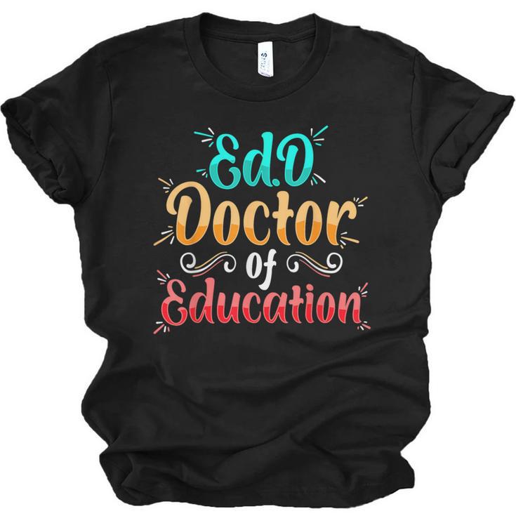 EdD Doctor Of Education Inspiring Doctorate Graduation Unisex Jersey T-Shirt