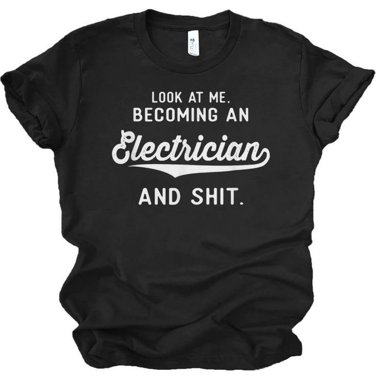 Electrician Graduation Men Women Electrical Unisex Jersey T-Shirt