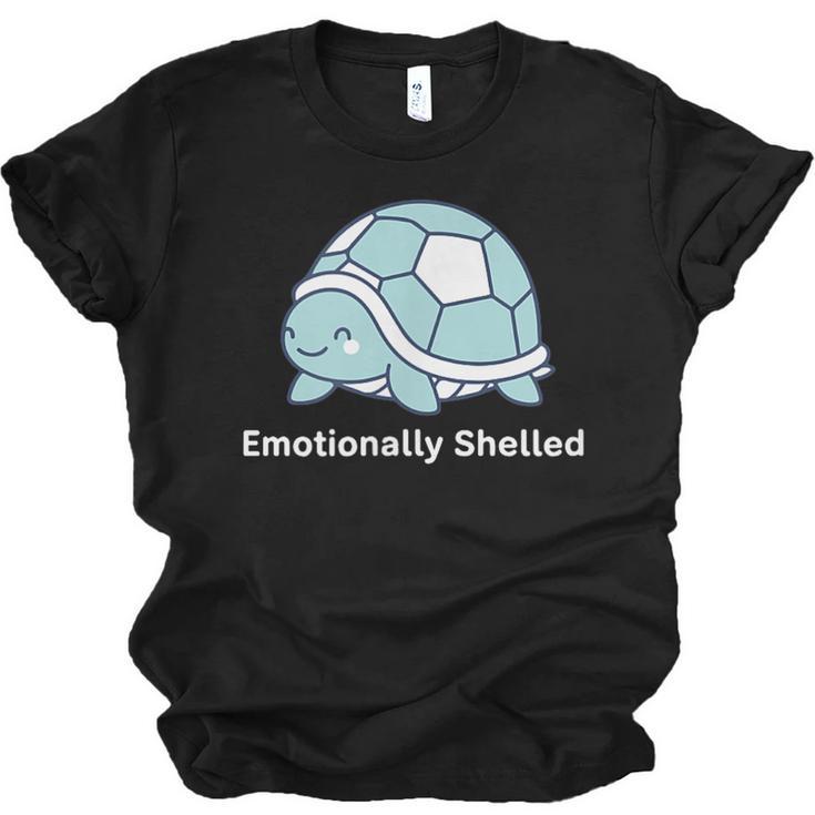 Emotionally Shelled Turtle Introvert Turtle Tee Unisex Jersey T-Shirt