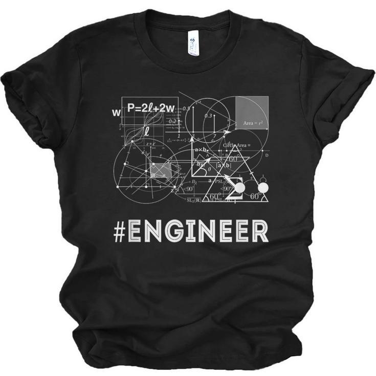 ENGINEER MATH COLLEGE GIFT IDEA GRADUATION T-SHIRT GRAPHIC Unisex Jersey T-Shirt