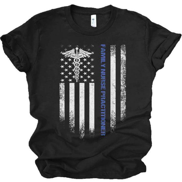 Family Nurse Practitioner Flag FNP Nursing Graduation Unisex Jersey T-Shirt