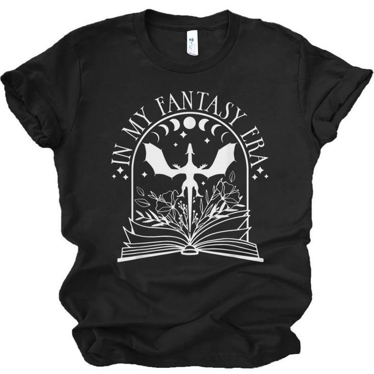 In My Fantasy Era Fantasy Book Book Reader Book Fantasy Unisex Jersey T-Shirt