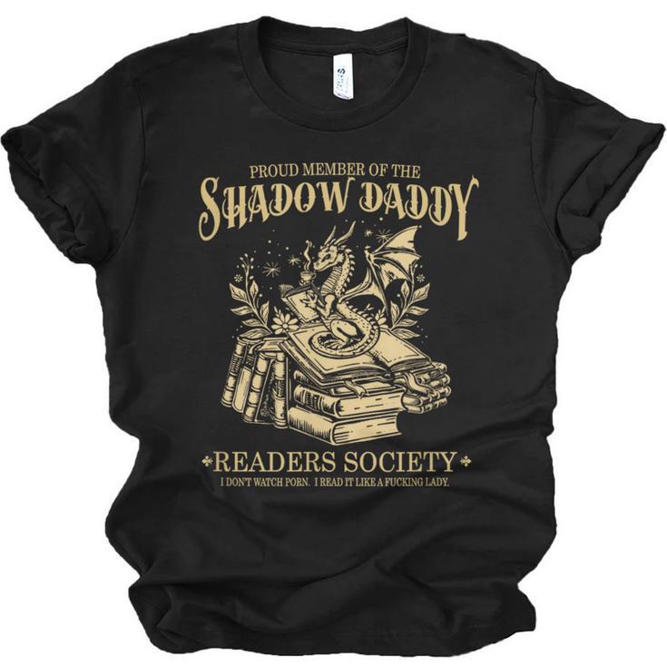 Fantasy Romantasy Book Shadow Daddy Readers Society Unisex Jersey T-Shirt
