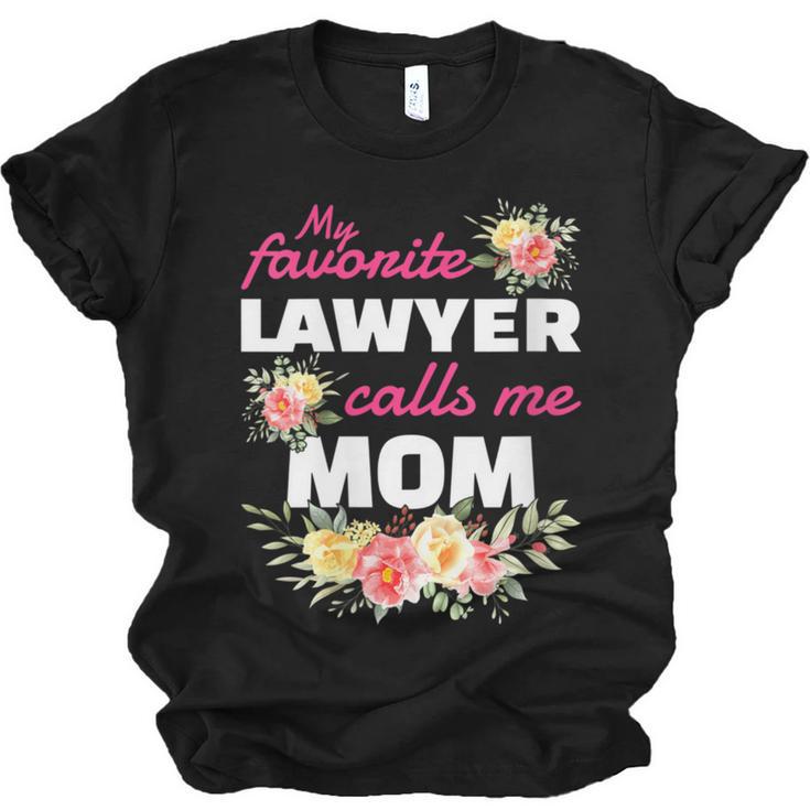 My Favorite Lawyer Calls Me Mom Graduation Unisex Jersey T-Shirt