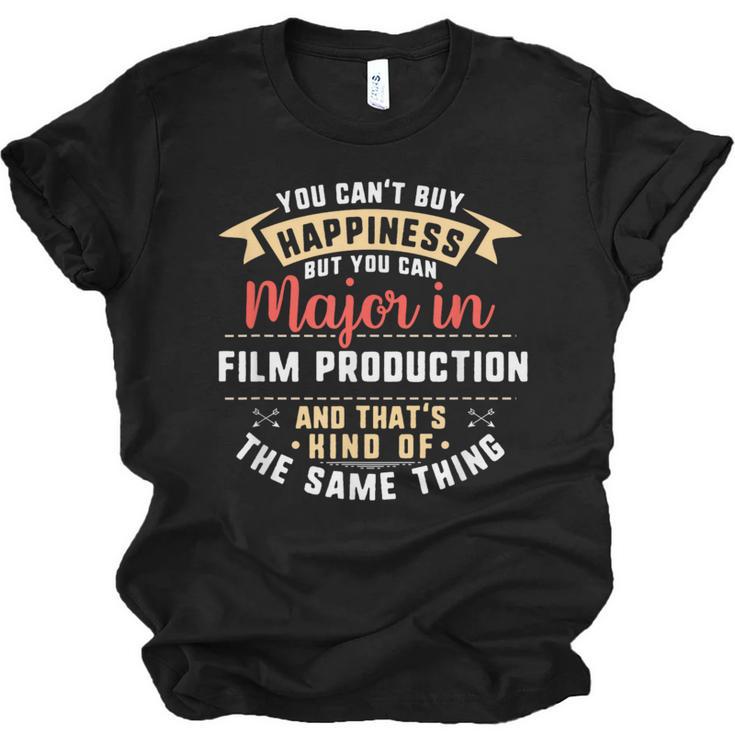 Film Production Major Student Shirt Graduation Unisex Jersey T-Shirt