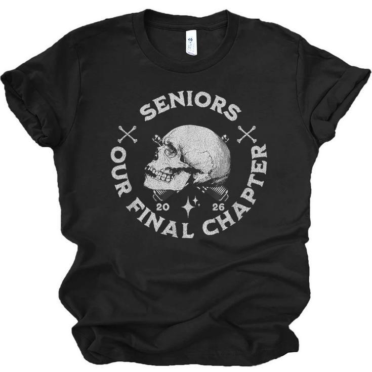 Our Final Chapter Seniors 2026 Graduation Unisex Jersey T-Shirt