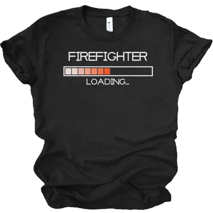 Firefighter Fire Resque Team By Bezra Future Firefighter Loading Fireguard Fireman Graduation Unisex Jersey T-Shirt
