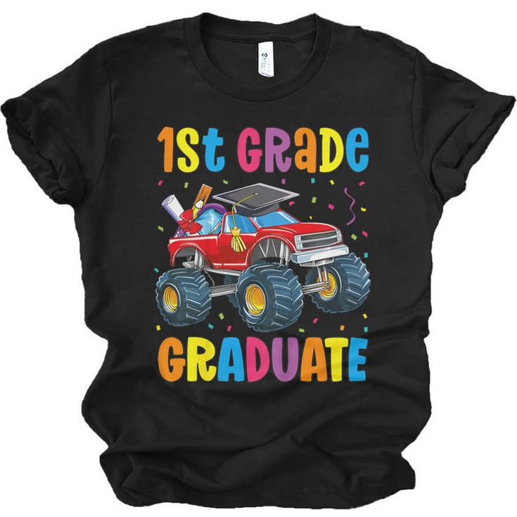 First Grade Graduation Monster Truck 1st Grade Graduate Unisex Jersey T-Shirt