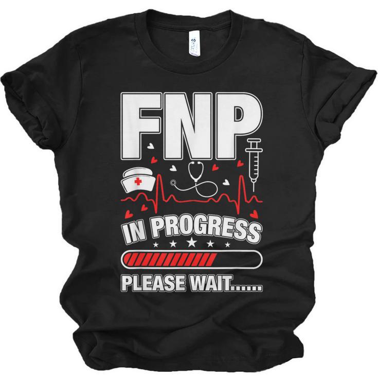 FNP In Progress Graduation Family Nurse Practitioner Unisex Jersey T-Shirt